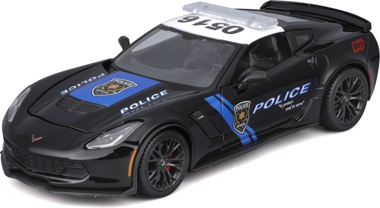 Maisto Design Authority model de poliție 2015 Corvette Z06 1:24 - 1 bucată