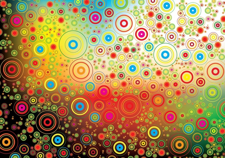 Puzzle Flori abstracte 1000 piese