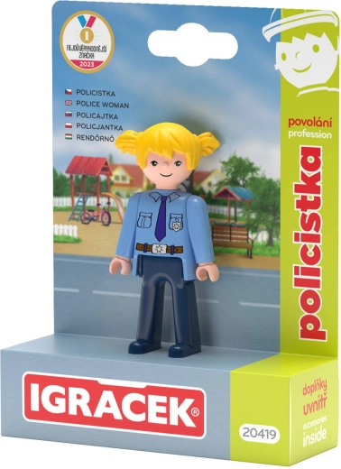 Efko Igráček polițistă – set „meserii”, figurină cu accesorii