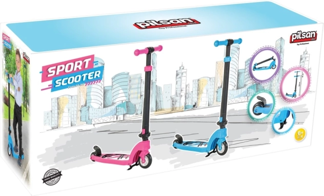 Trotinetă roz pentru copii