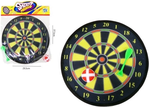 Țintă pentru darts cu săgeată cu ventuză și minge cu velcro