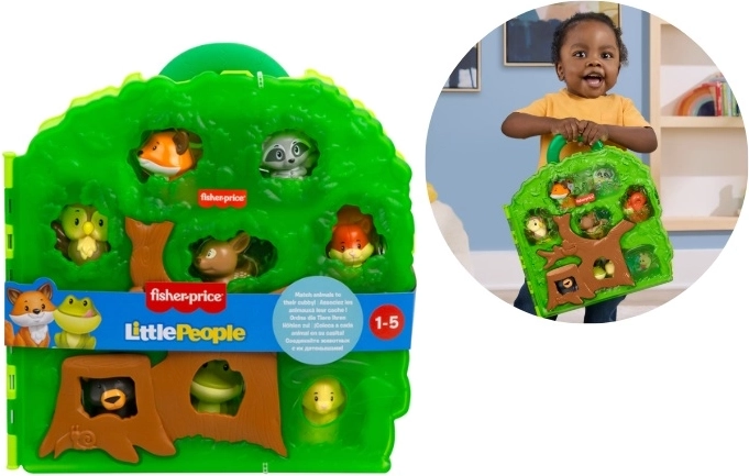 Fisher-Price Animăluțe de pădure în copac