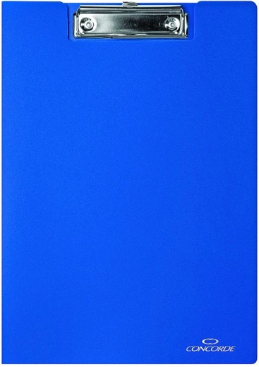 Mapă de scris cu clip A4 albastră CONCORDE