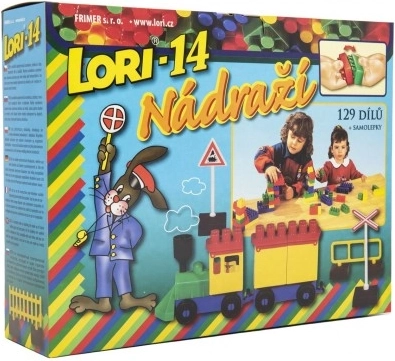 Lori set de construcție Gară 129 piese