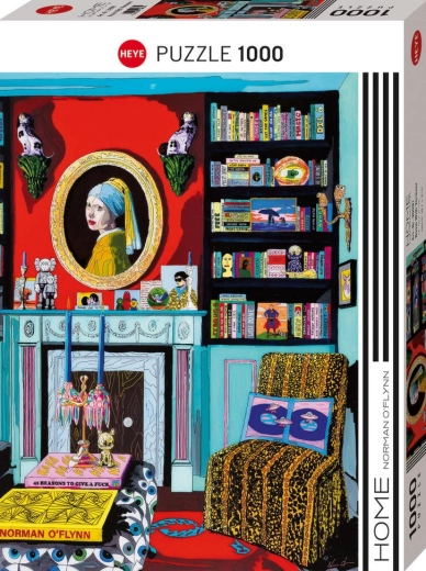 Puzzle Heye Cameră cu Vermeer, 1.000 de piese
