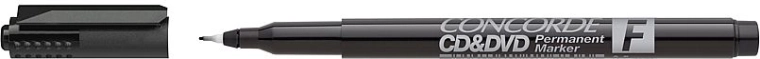 Marker permanent CONCORDE pentru CD și DVD, negru