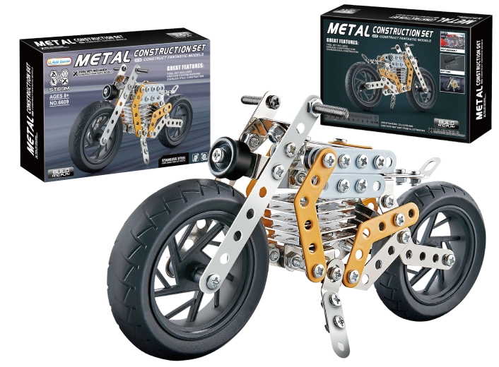 Set de construcție din metal motocicletă 162 piese