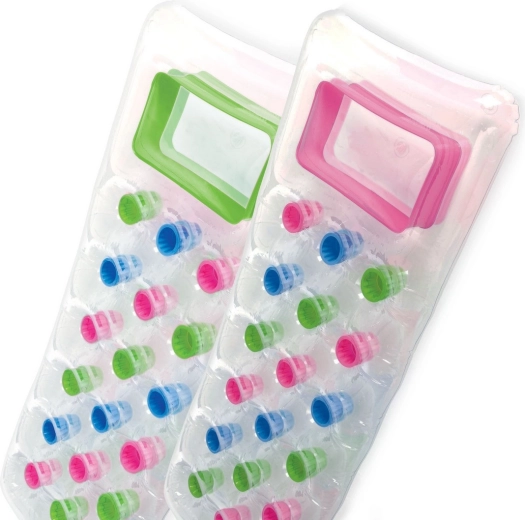 Șezlong de plajă gonflabil cu fereastră 188 × 71 cm INTEX verde