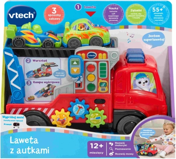 Camion de tractare interactiv cu mașinuțe