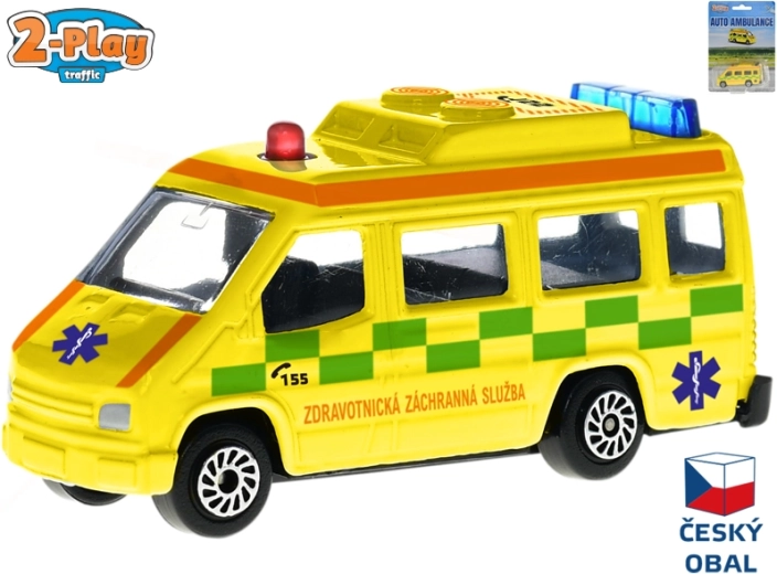 Model metalic ambulanță 2-Play Traffic CZ 8 cm