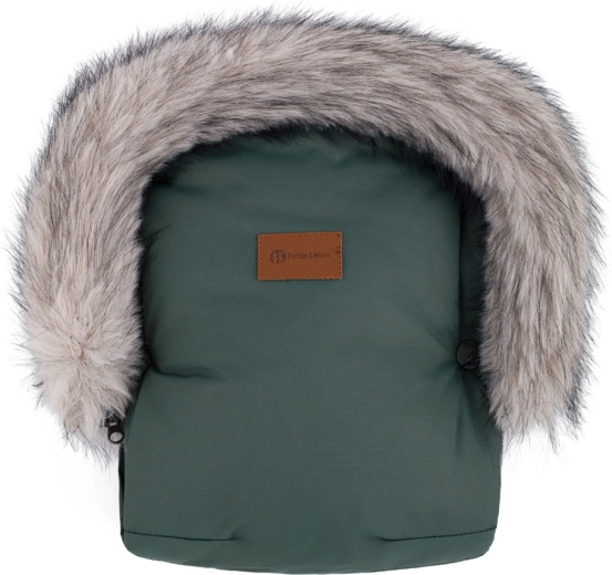Petite&Mars mănuși pentru cărucior Furry Veritable khaki