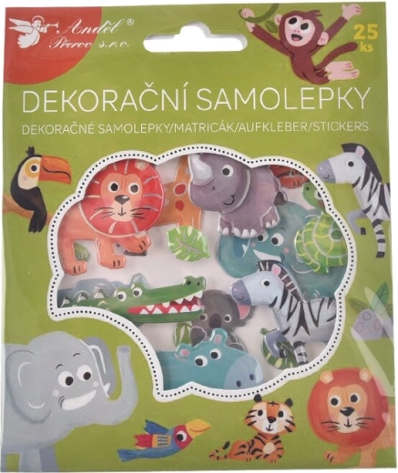 Autocolante zoo – animăluțe (25 buc.)