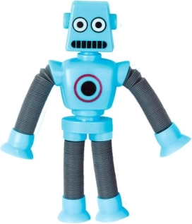 Robot telescopic cu ventuze, cu mecanism de întindere