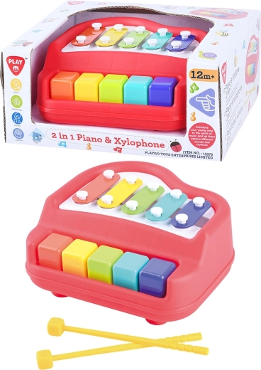 Playgo pian și xilofon 2 în 1