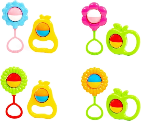 Set de zornăitori floare și fructe