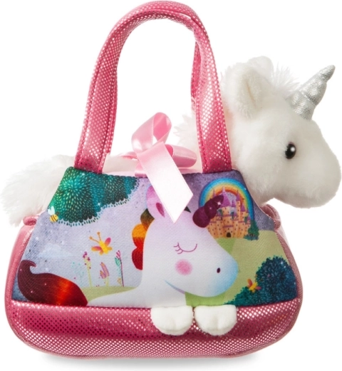 Aurora Fancy Melody unicornul Melody roz în geantă 21 cm - 1 bucată