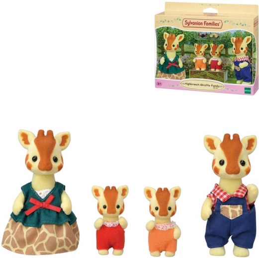 Familia de girafe Sylvanian Families – 4 buc.