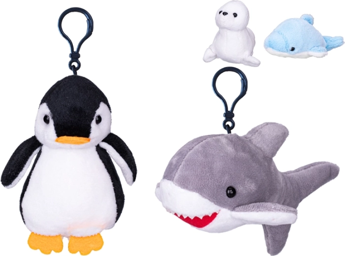 Breloc din pluș – animal marin 10 cm