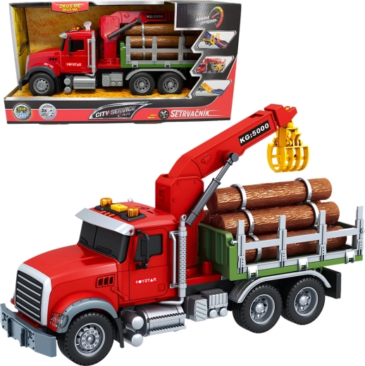 CITY SERVICE CAR camion pentru transportul lemnului la scara 1:14