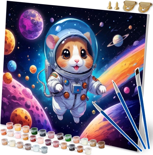 Pictură după numere 40 × 50 cm Astronaut Massido