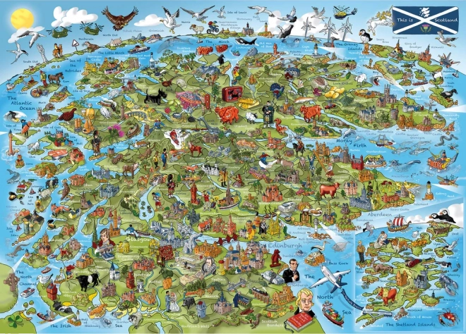 Puzzle Acesta este Scoția 1000 de piese