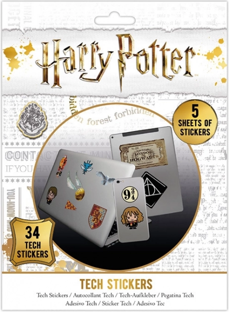 Autocolante cu tematică Harry Potter, set 34 bucăți