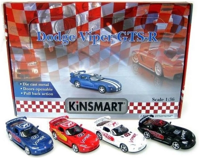 Model auto Dodge Viper 1:36 cu mecanism pull-back