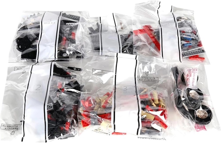 Set de construcție automobil retro roșu 1308 piese