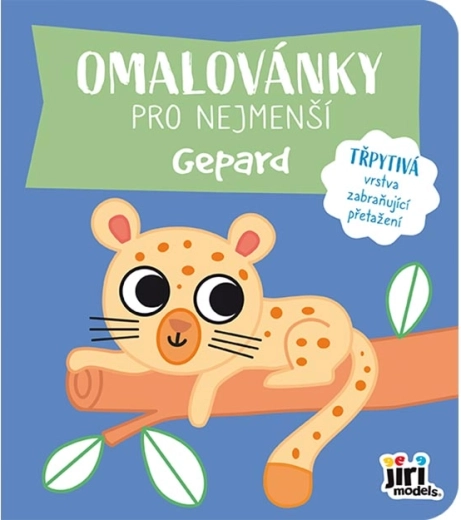 Caiet de colorat pentru cei mai mici – ghepard