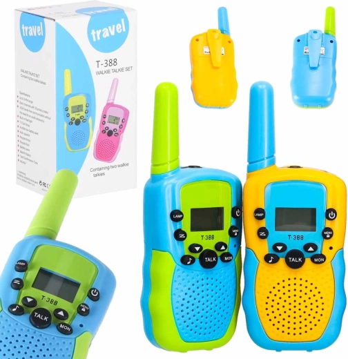 Stații walkie-talkie pentru copii – set 2 bucăți