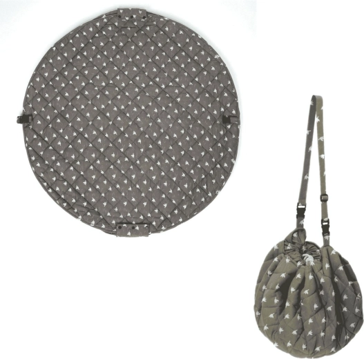 Play&Go noomad soft pătură de joacă și sac pentru jucării organic birds - 1 bucată