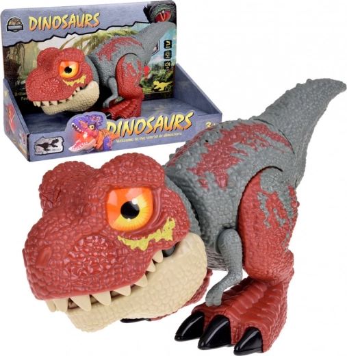 Dinozaur Tyrannosaurus Rex cu părți mobile și efecte de sunet și lumină