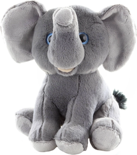 Elefant de pluș șezând 19 cm - 1 bucată