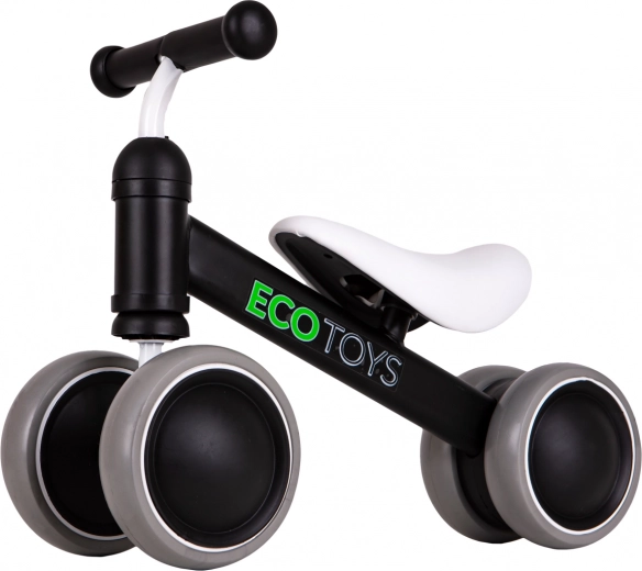 bicicletă de echilibru mini pentru copii ECO TOYS, neagră