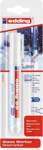 Marker pentru sticlă EDDING 95 alb