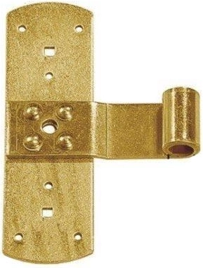 Balamă în cruce 165 × 110 × 3,0 mm, diametru pivot 13 mm, galvanizată