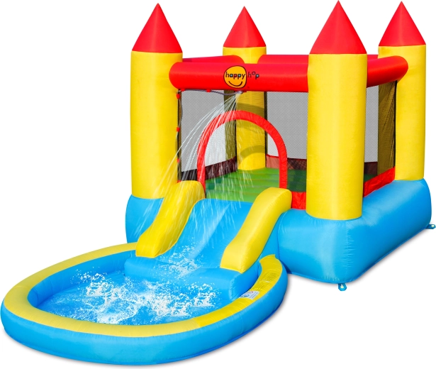 Happy Hop castel săltăreț cu bazin și tobogan