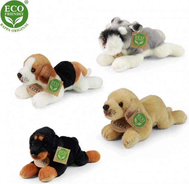 Câine de pluș ECO prietenos 16 cm