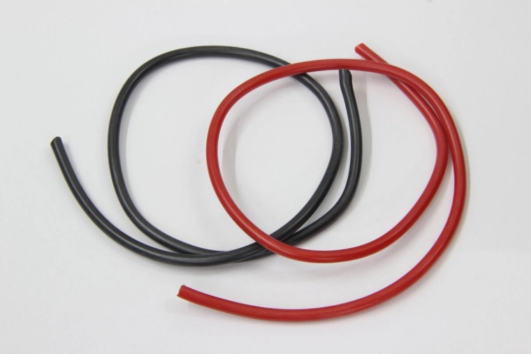 Conductori din silicon 1,5 mm², 1 m, roșii/negre