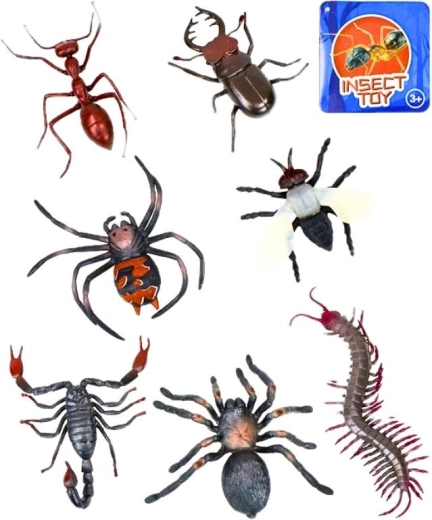 Figurină realistă de insectă – assort - 1 bucată