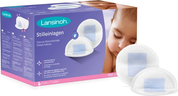 Lansinoh tampoane de unică folosință pentru sutien, 100 buc.