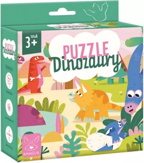 Puzzle Dinozauri 3+