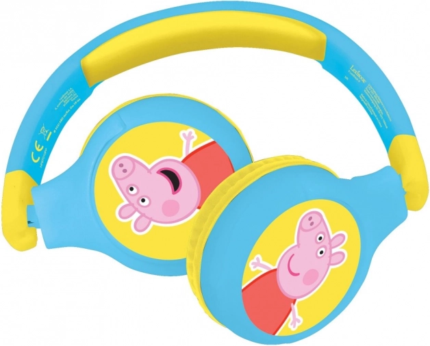 Căști wireless pentru copii PEPPA PIG cu design pliabil