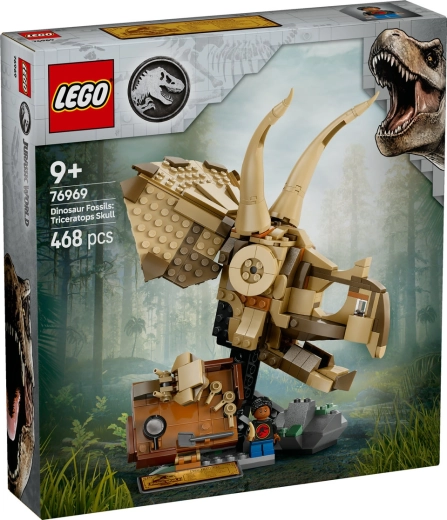 LEGO Jurassic World Schelet Triceratops