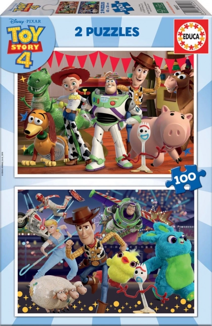 Educa puzzle Toy Story 4 set dublu