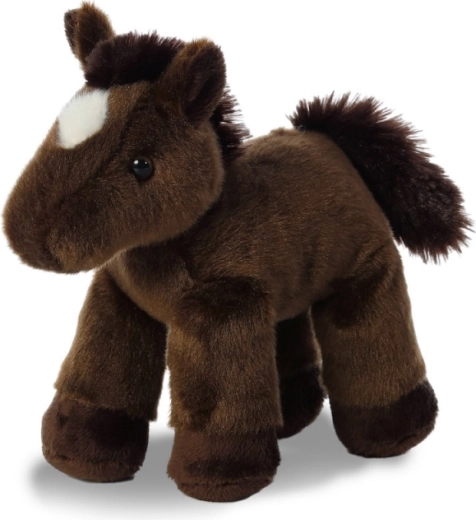 Aurora Mini Flopsies cal de pluș castaniu, figurină 21 cm - 1 bucată