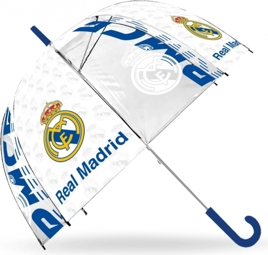 umbrelă transparentă pentru copii, manuală, Real Madrid 19″