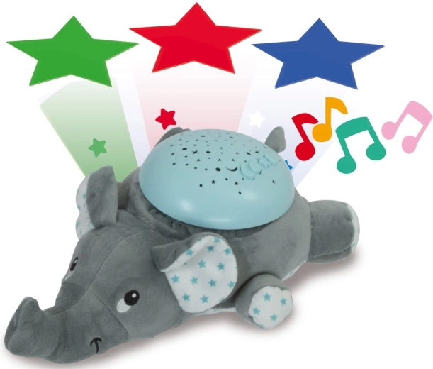 Jamara lampă de veghe LED cu proiector Dreamy elefant - 1 bucată