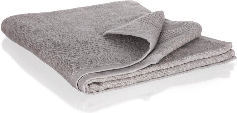 Prosop de baie Loris 70 × 140 cm din bumbac, gri deschis