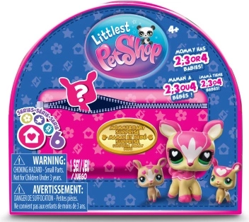 Figurine Littlest Pet Shop – mamă și pui